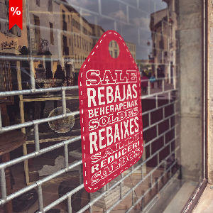 Vinilos Escaparates Estacionales - Decoración Comercial Sin Residuos